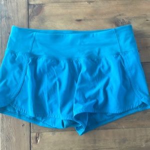 Lululemon Speed up shorts turquoise